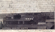 Maxwell Iowa Birds Eye View 1908 Antique Postcard Motel Church picture