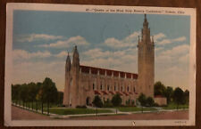 Vintage Linen Postcard Queen of the Most Holy Rosary Cathedral, Toledo, OH Ohio picture
