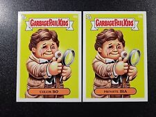 Columbo Peter Falk Spoof Garbage Pail Kids 2 Card Set picture
