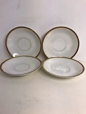 NORITAKE The Chaumont  Demitasse Saucers Set Of 4 4 1/4” Vintage picture