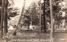 Camp Grounds Grand Rapids Minnesota MN Old Cars c1930 Real Photo RPPC picture