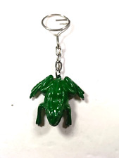 Lucky Green Frog Moveable Mouth Keychain picture