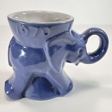 FRANKOMA Coffee Mug Elephant 1970 Republican GOP Cup Blue Vintage picture