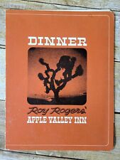 Vintage Roy Rogers Apple Valley Inn Original Menu RARE picture