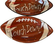 Football Snack Dish Touch Down Party Snack Bowl Set of 4 picture