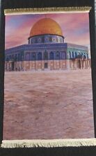Dome Of The Rock Masjid Al-aqsa  Islamic Prayer Rug Mat Sajada Decore Eid Gift picture