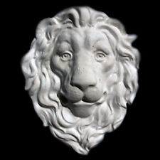 Lion Head wall sculpture plaque backsplash (white finish) picture