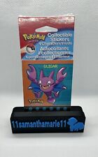 2000 Pokémon DesignWare Collectible Stickers 4 Characters New and Sealed picture
