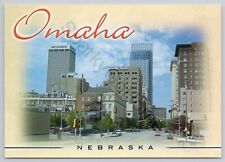 Omaha Nebraska 16th Street North Chrome Continental Postcard picture