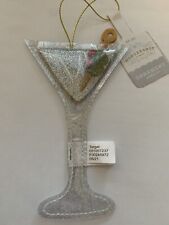 Martini Glass Cocktail Bar Christmas Ornament Glitter 5 X 3 21st Birthday Alcoho picture
