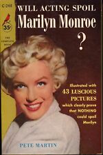 WILL ACTING SPOIL MARILYN MONROE cardinal pocket PINUP 1957 paperback 128454 picture