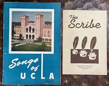 1948 Songs of UCLA-Bruin Fight Song & 1949 The Scribe Montebello Senior High picture