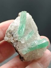 TOP 3 Emerald Crystals on Quartz up to 3cm picture