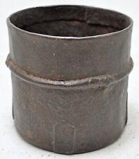 Antique Iron Heavy Grain Measurement Pot Paili Original Old Hand Crafted picture