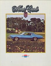 1974 Chevrolet Monte Carlo Landau S Model Vintage Sales Brochure picture
