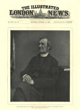 The Right Rev. Frederick Temple, D. D. Lord Bishop of London 1896 ILN print picture