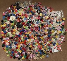 HUGE Colorful BUTTON Lot 1200+ Some Vintage, Most Current picture