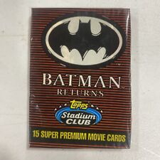 1991 Topps Stadium Club Batman Returns Sealed Trading Card Pack NEW picture