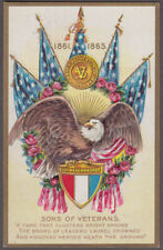 Bald Eagle Sons of Veterans 1861-1865 Decoration Day postcard c 1910 picture
