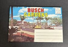 1970s Busch Gardens Tampa FL Vintage Travel Picture Pack Fold Out Postcard picture
