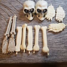Vtg Halloween Skeleton Legs Feet Hands Arm  Party Decoration Prop Haunted House picture