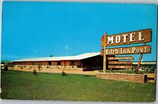 Hitch-Inn Post Motel, at Hwy 21, 63, 137, Libertyville IL Vintage Postcard N04 picture