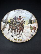 Gorham 1976 Dom Mingolla 8.5 Inch Collector Christmas Plate picture
