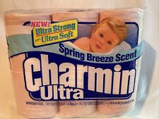 Vintage 1990s Charmin Toilet Paper Pink 6 Pk 2 ply scented P&G Sealed MCM picture