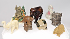 (8) Assorted Elephant Figures - Various Sizes and Ceramics picture