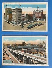 Harrisburg Pennsylvania PA Market Square & Mulberry Bridge Vintage Postcard Lot picture