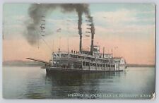 Postcard Mississippi River Steamer Morning Star Vintage Antique picture