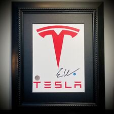 COA Elon Musk Hand Signed Tesla Automotive Autograph Sign Twitter X.com SpaceX picture