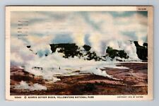 Yellowstone WY-Wyoming, Norris Geyser Basin, c1938 Vintage Postcard picture