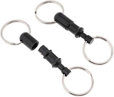 2Pcs/Set Quick Release Keychain Pull-Apart Removable Keyring with Two Heavy Duty picture