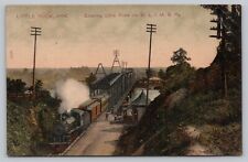 Postcard AR Little Rock Entering Town Via L I M S Rlwy Train Railroad Bridge J2 picture