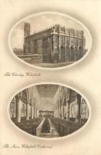 Wakefield Yorkshire The Chantry, Wakefield The Nave Cathedral England OLD PHOTO picture