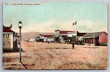 Postcard Tia Juana Mexico Street Scene 1900s General Stores Shops Businesses picture