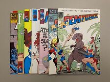 Femforce Lot #1 2 5 7 9 10 + Black Diamond 1 - AC Comics 1985 picture