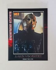 JASON VOORHEES HORROR ICONS CUSTOM ART TRADING CARD 1 FRIDAY THE 13TH picture