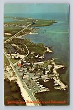 Windley Key FL-Florida, Aerial View Islamorada, Windley Key, Vintage Postcard picture
