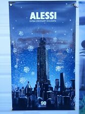 MICHAEL GRAVES ALESSI 2011 EMPIRE STATE BUILDING MYLAR STORE DISPLAY BANNER SIGN picture