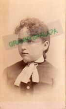 CDV Photo-Maine-Cute Girl-Short Curly Bangs-Augustus Hatch Photographer picture