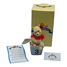 Pooh & Friends Three Is For Days Filled With Laughter Disney Porcelain Figurine picture