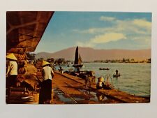 Vietnam Da Nang Seaport Vintage Postcard Unposted  picture