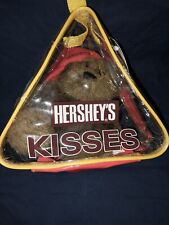 Vintage 2001 Hershey's Kisses 8” Brown Teddy Bear Plush Without Candy In Bag  picture