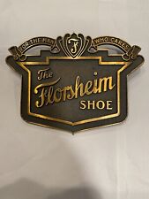 The FLORSHEIM SHOE Old Bronze Department Store Display Advertising Sign 1930s picture