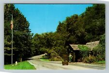 Madison IN-Indiana, Clifty Falls State Park, Main Gate, Vintage Postcard picture