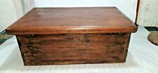 Old vintage Wooden Big Case Box with 6 Compartment box ( teak wood ) picture