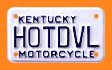 NEAT MINT VANITY MOTORCYCLE CYCLE  LICENSE PLATE 