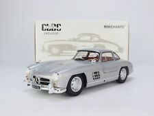 MINICHAMPS迷你切 1：18 奔驰 MERCEDES BENZ 300SL  Alloy Car model limited edition silve picture